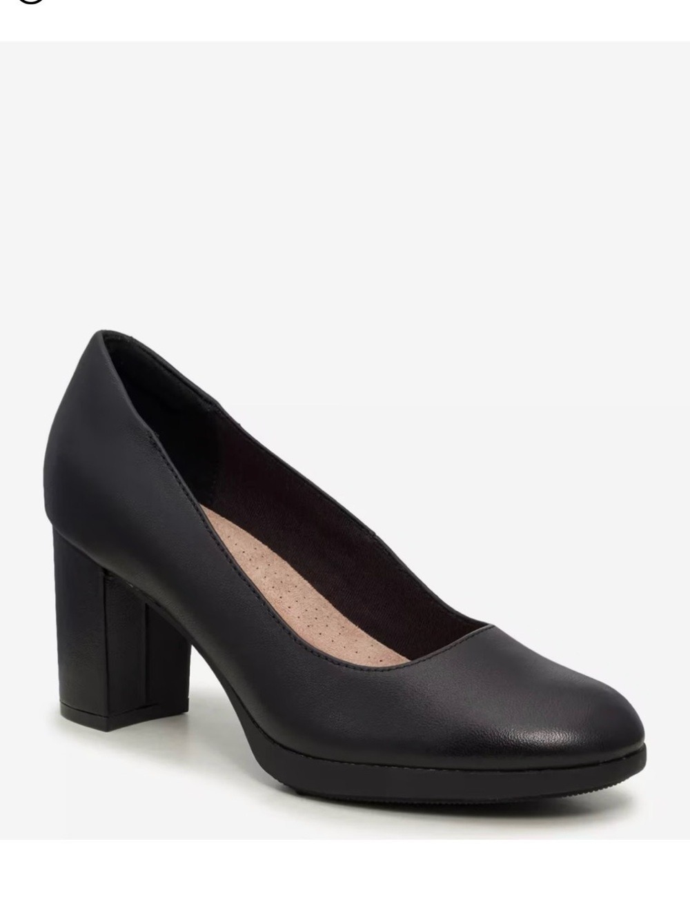 Clarks Bayla Skip Pump black Size 10M Classic Professional Office Woman NWOT